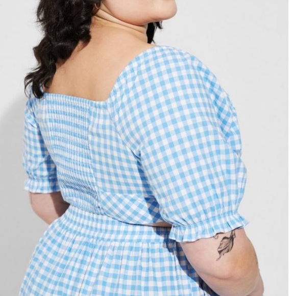 Torrid NWT Warner Bros Wizard Of Oz Poplin Top and Skirt Set Halloween Costume - Picture 3 of 11